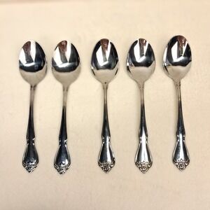 Oneida Arbor Rose True Rose Tablespoons   Flatware Set of 5 Mixed READ